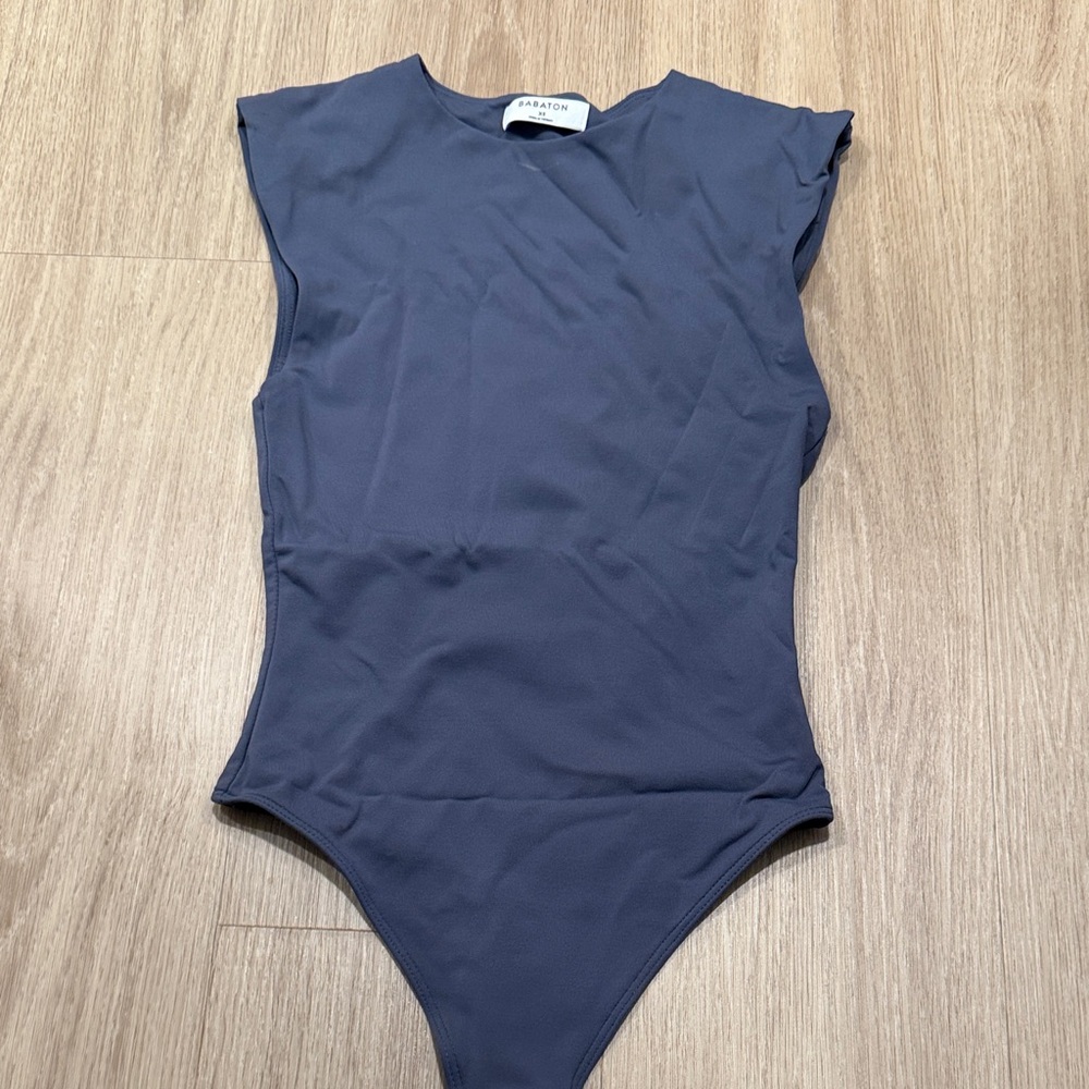 Aritzia Babaton Bodysuit in Dark Blue